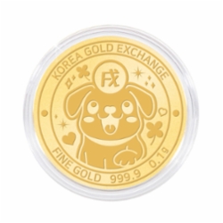 한국금거래소 개 순금 코인(메달) 0.1g